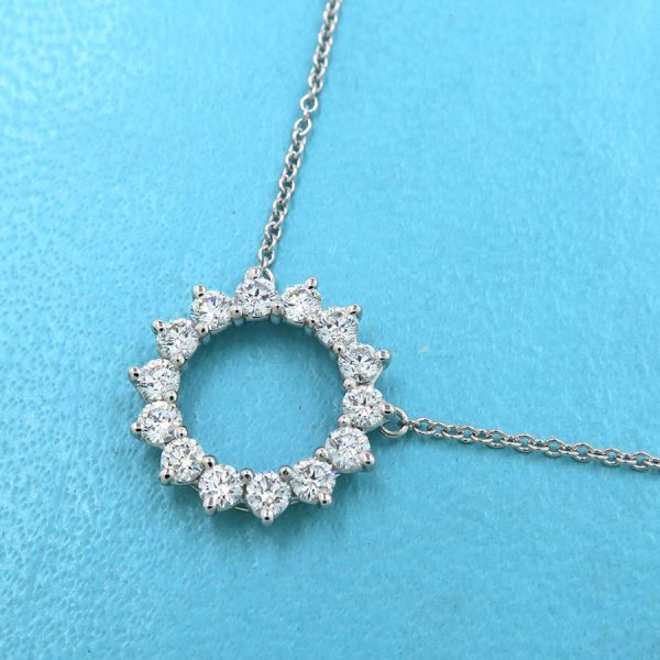 楽天市場】ティファニー オープンサークル ダイヤネックレス 【美品