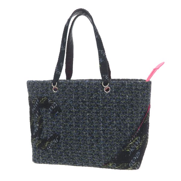 楽天市場】シャネル Chanel ツイードトートバッグ カラフル 【中古
