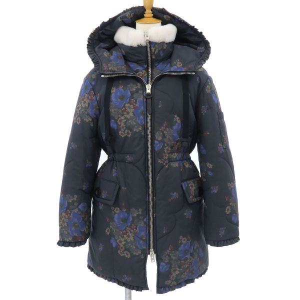 楽天市場】コーチ ダウンコート XS ブラック COACH ロゴ ジャケット