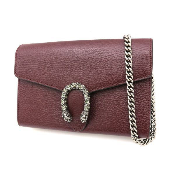 ✨美品✨GUCCI グッチ　ウォレットチェーン レザー 楽天市場】グッチ GUCCI チェーンウォレット ディオニュソス