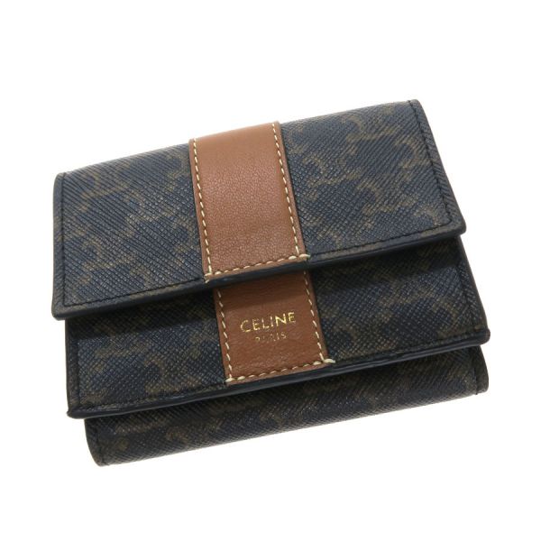 【けん】セリーヌ　コンパクトジップウォレット CELINE】23SS＊コンパクト ジップウォレット トリオンフ (CELINE