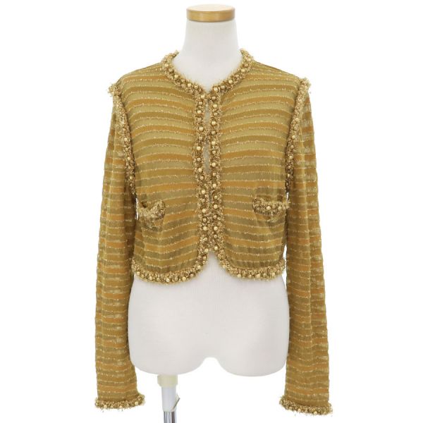 楽天市場】【シャネル】Chanel 08A スポーツ 長袖 ジップアップ ニット