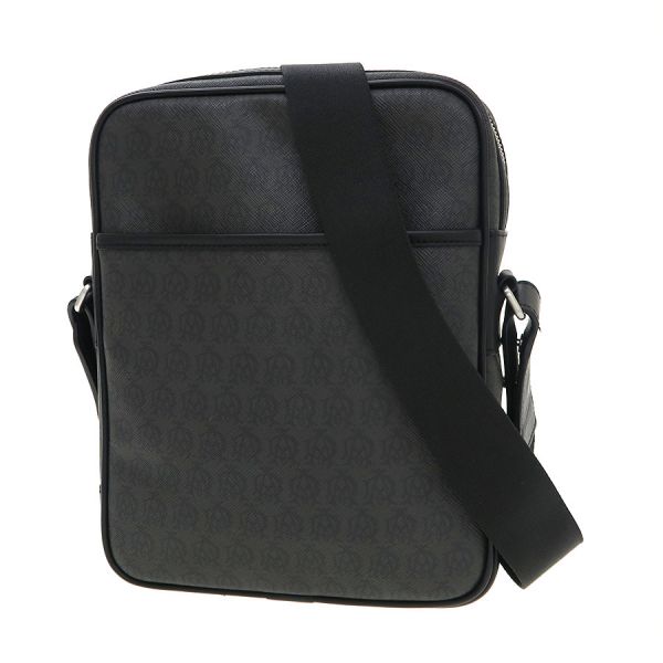 【極美品】 dunhill ディーエイト ショルダーバッグ PVC レザー 黒色 dunhill ダンヒル Dunhill ショルダーバッグ サコッシュ 斜め掛け