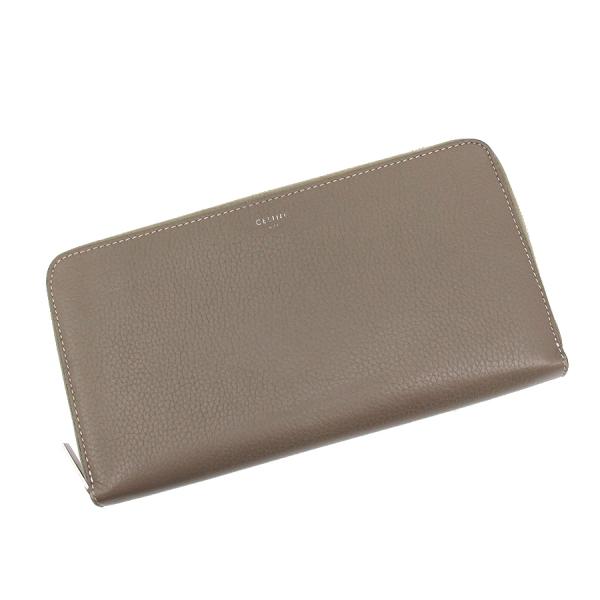 セリーヌ ラウンドファスナー長財布 【Bランク】【中古】