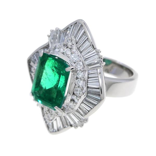 Pt900エメラルドダイヤリング 13 無料ギフトラッピング Aランク 中古 Highsoftsistemas Com Br