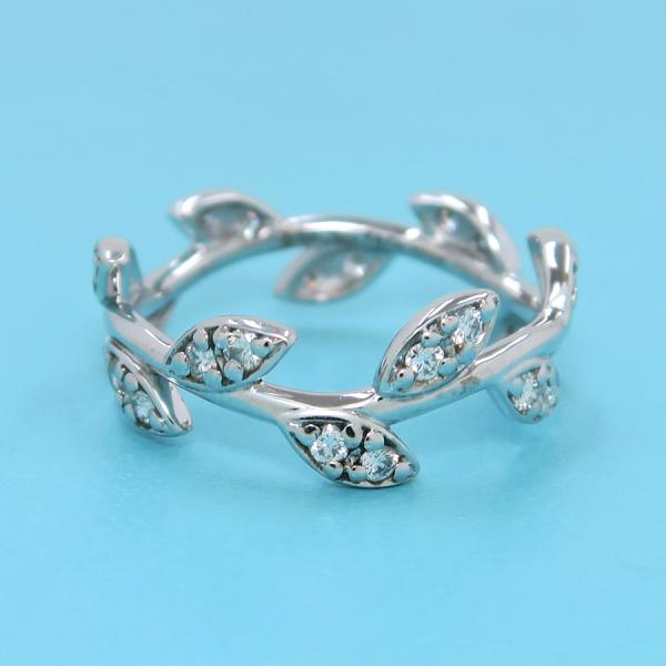 ティファニー オリーブリーフダイヤリング 8 5 無料ギフトラッピング A位置づけ 中古 Bigcommerce How