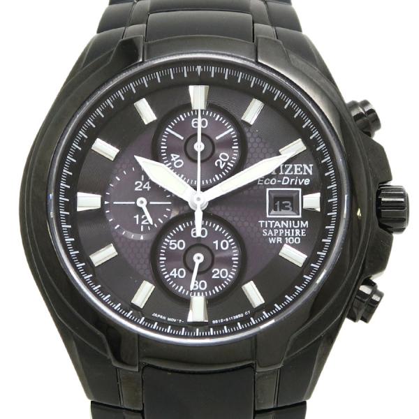 CITIZEN エコドライブ クロノグラフ 時計　E820-S096081 CITIZEN 【CITIZEN】シチズン アテッサ チタン E820-S096081