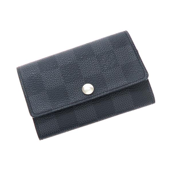 美品！ルイヴィトン　 ダミエ 　キーケース　キーホルダー　6連　560 ルイ・ヴィトン LOUIS VUITTON ミュルティクレ6 N62662 ダミエ