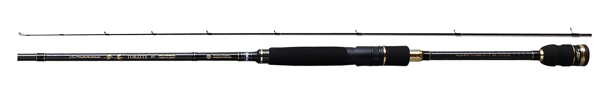 宇崎日新(NISSIN) エギングロッド DREAMS 夢墨 TORZITE RV DRYT-RV803L 8’3”/2.52【竿】