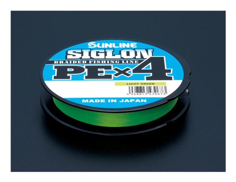 【鳴らす郵便うけ】 サンライン(SUNLINE) PE伝達ルート SIGLON(シグロン) PE×4 ライトグリーン 100m×12繋ぎ合わせる