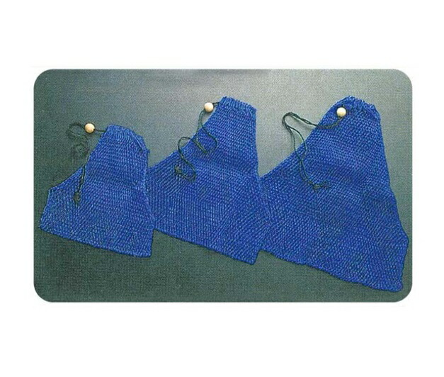 マルシン漁具(DRAGON) 貝入網ネットブルー画像