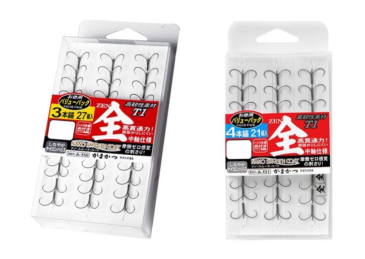 【5枚書き割り/鳴らす郵便受け】 がまかつ(gamakatsu) 鈎・錨・チラシ ありがた味容器に並べる T1 全 ナノスムースコート
