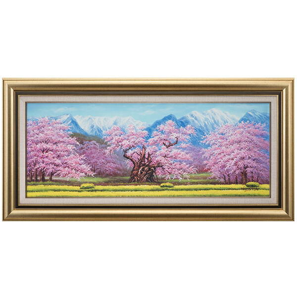 神代桜 長寿の祈り 肉筆油彩画 Ipag Org