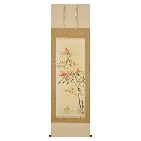 楽天市場】掛軸 大開運松に鷹(だいかいうんまつにたか) - 松尾真雪筆