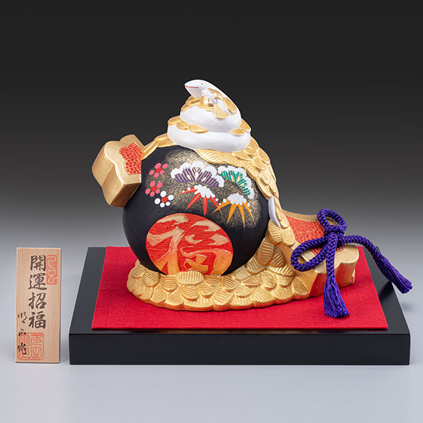 楽天市場】福岡県 伝統工芸品 博多人形招福卯 兎 開運うさぎ国・現代の