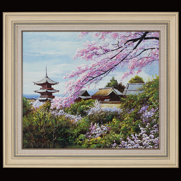 楽天市場】絵画 風景画 油絵 肉筆油彩画 地中海への道 王群作