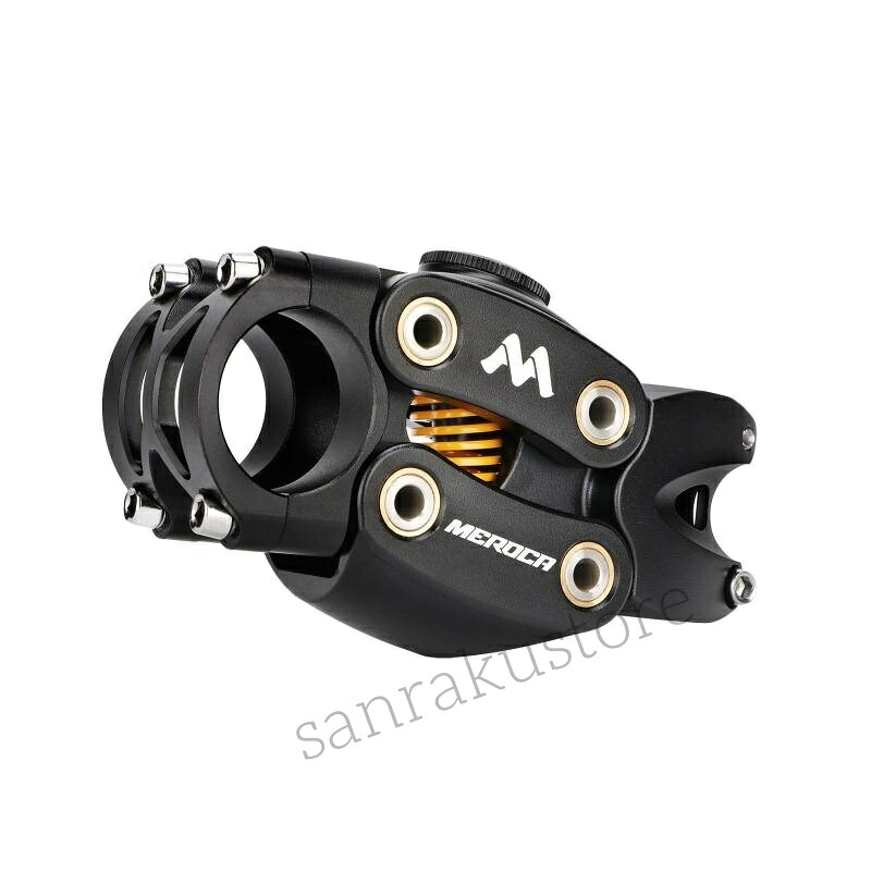 【送料無料】自転車ステム 31.8mm対応 ショートハンドルバーステム ライザータイプ 角度調節可能 サイクリング用 自転車ハンドルステム 衝撃吸収設計 ライディングポジション調整 ロードバイク MTB クロスバイク対応