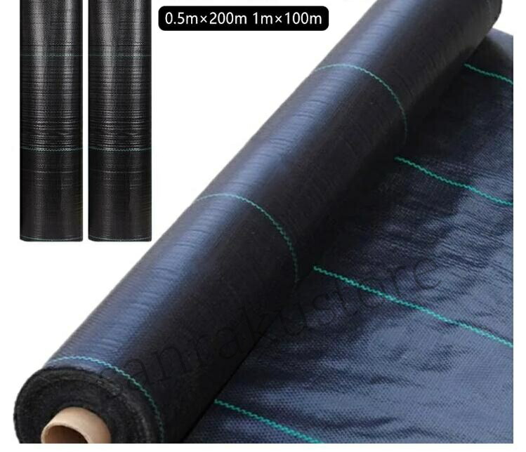 【貨物輸送無料】ビニール住みか用居敷き 防草居敷き 0.5m×200m 1m×100m 小田 庭 畑 雑草打つ手 休耕田 ぼう其れは其れは居敷き パーキング場 さざれ石や人工芝の下 耐久性 防草成り行き 高品質 身寄り家庭菜園 農作用 多役立つこと  UVとり捨てる 雨合羽 通気性  農地用 庭園用 庭御役目 施工飾り気の無い 長期間当て嵌める 地びた防御すること