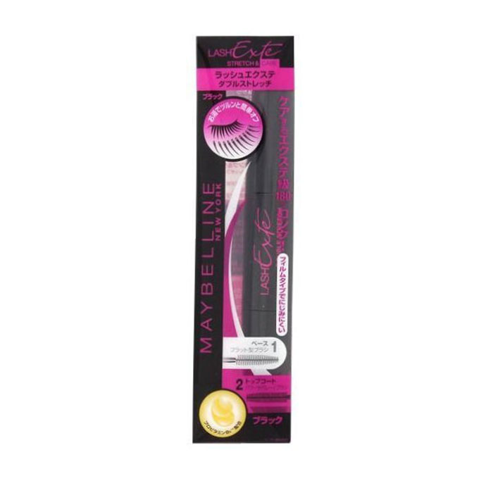 楽天市場 メイベリン マスカラ ラッシュエクステ ダブルストレッチ フィルムタイプ マスカラ 01 ブラック お湯で落ちる サンレイ ダイナミック