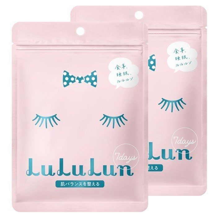 楽天市場 2点セット フェイスマスク ルルルン6 7枚入 肌バランスを整える Lululun ピンクのルルルン 酵母エキス シャクヤク花エキス サンレイ ダイナミック