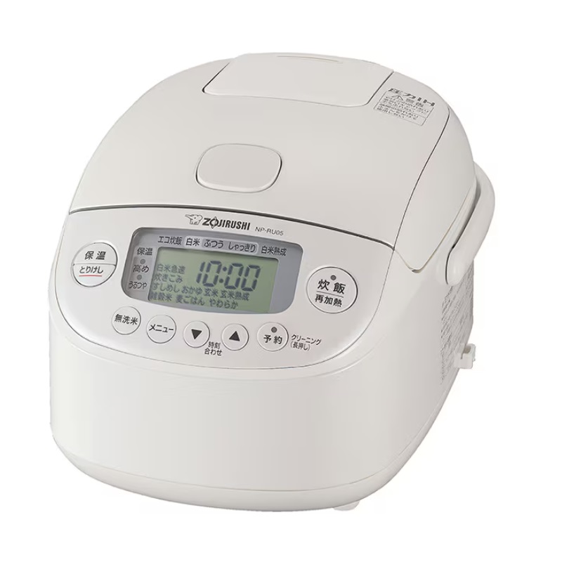 ZOJIRUSHI （象印）圧力IH炊飯ジャー　3合炊き　 NP-RU05-WA