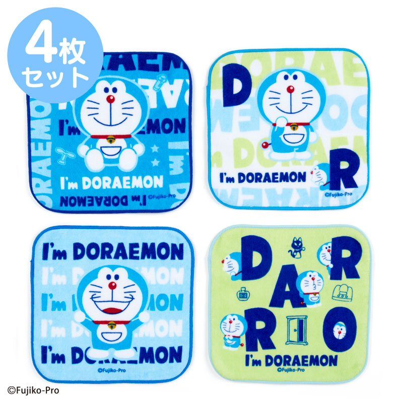 楽天市場 ドラえもん プチタオル4枚セット I M Doraemon サンリオ