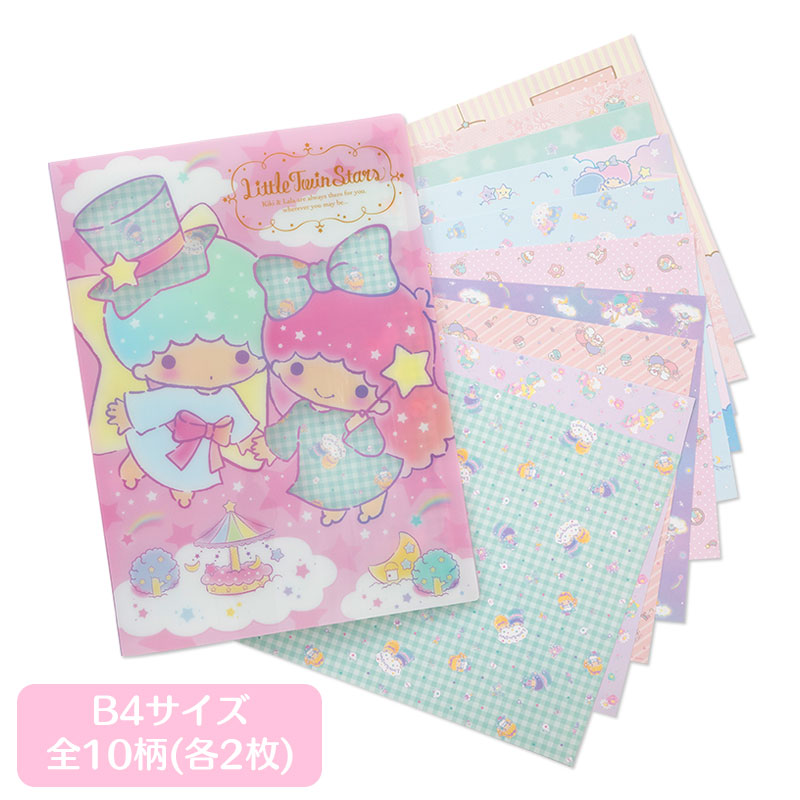 楽天市場 リトルツインスターズ 特製ポケットファイル入り撮影背景用シート サンリオオンラインショップ