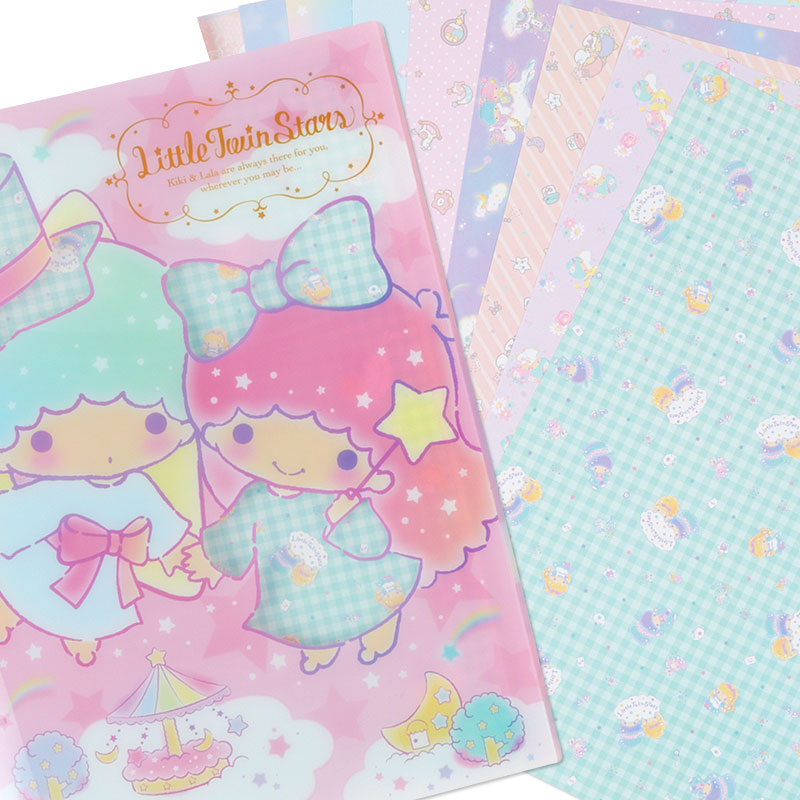 楽天市場 リトルツインスターズ 特製ポケットファイル入り撮影背景用シート サンリオオンラインショップ