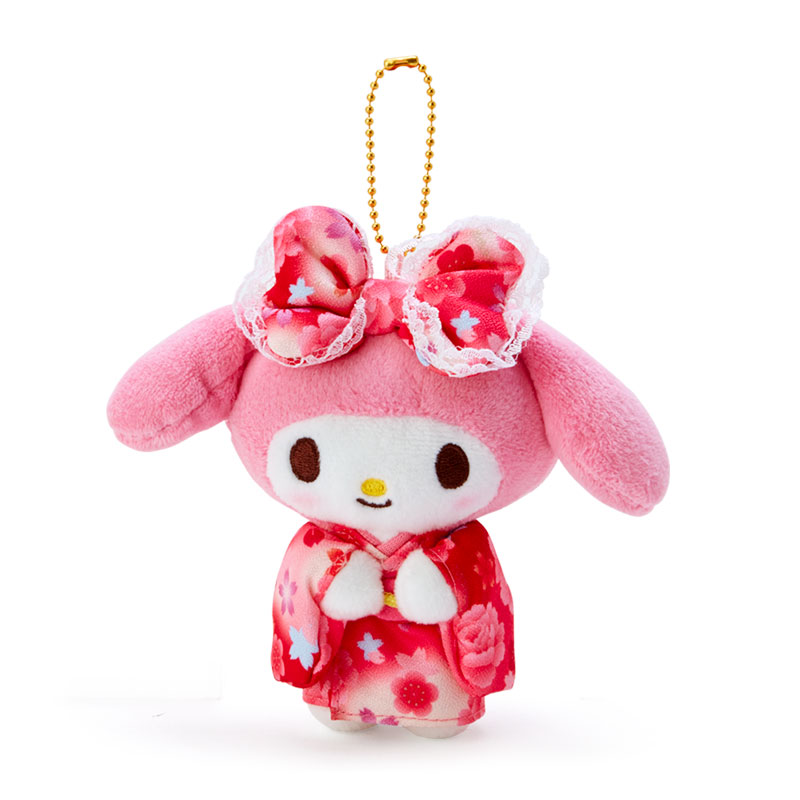 楽天市場】マイメロディ ぬいぐるみ（桜着物）レッド : サンリオ