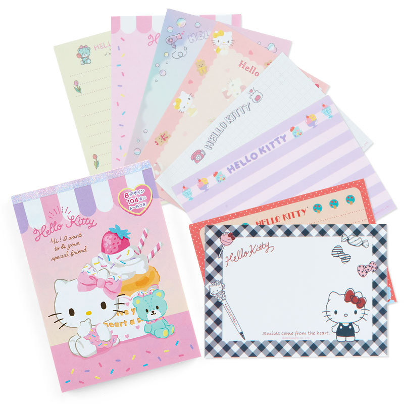 楽天市場】サンリオ SANRIO ハローキティ 8デザインメモ 016942