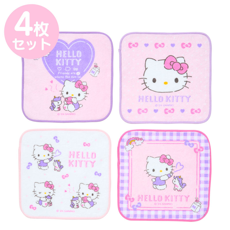 ★ハローキティ★セレブetc. タオル12種セット★レア★K321 吸水速乾 タオル ギフトセット キャラクター ヘアドライタオル