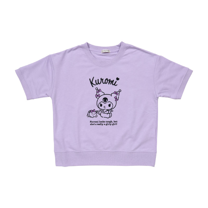 PSYNYXX/長袖Tシャツ/FREE/コットン/パープル/クロミ/スタッズ/サンリオ/TC24KUROLS KUROMI】長袖Tシャツ(120cm パープル): キッズ - ナルミヤ