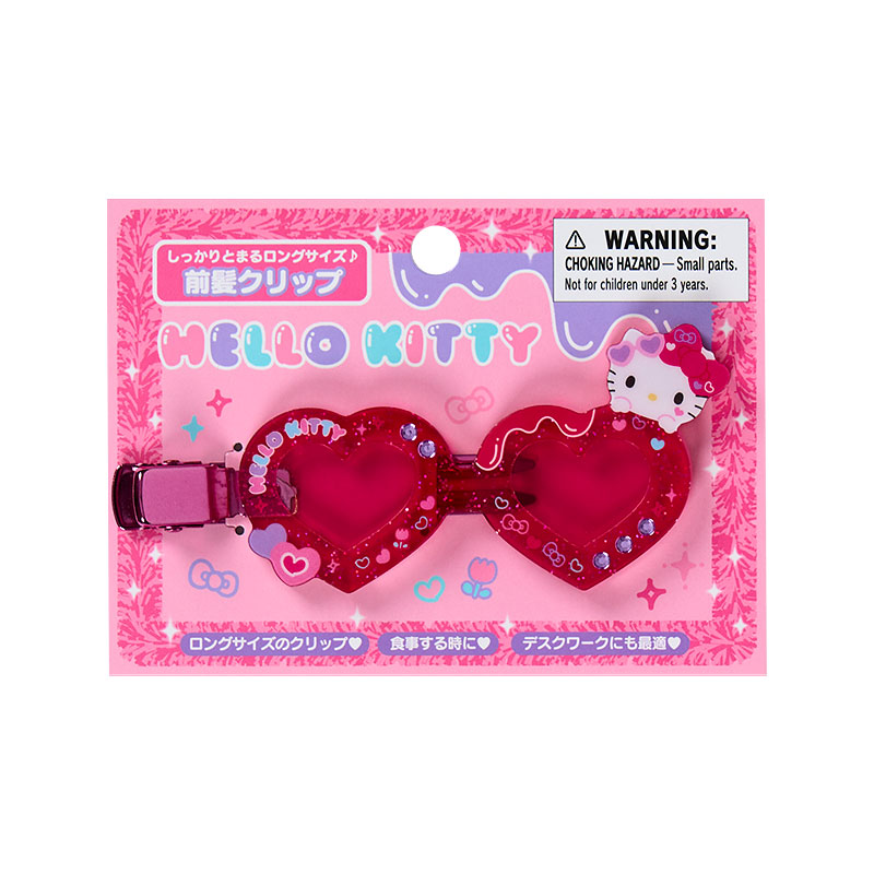 サンリオ ハローキティ50周年 アニバーサリー 前髪クリップ（ハローキティ） sanrio ハローキティ 前髪クリップ(ハローキティ50周年 The