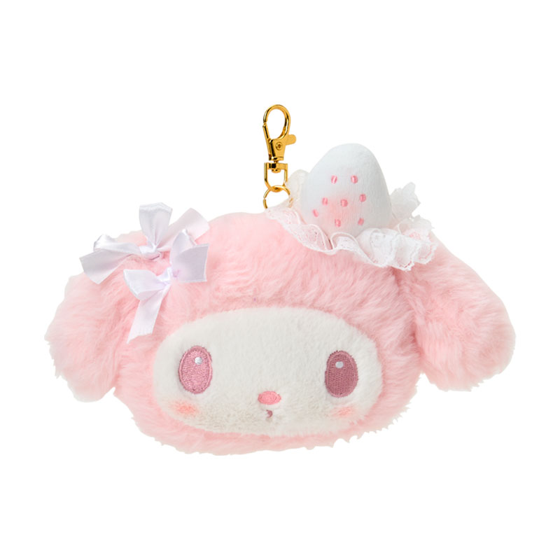新品タグ付き✩サンリオ マイメロディ 白いちごのティータイム マスコットホルダー marimo craft ONLINE SHOP】