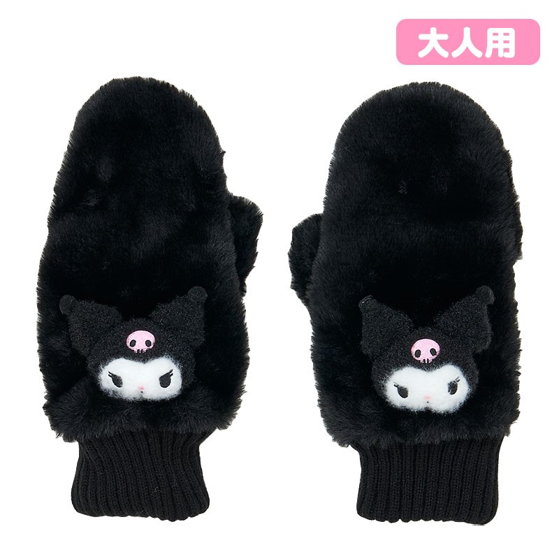 楽天市場】ハローキティ マスコット付きフェイクファーミトン