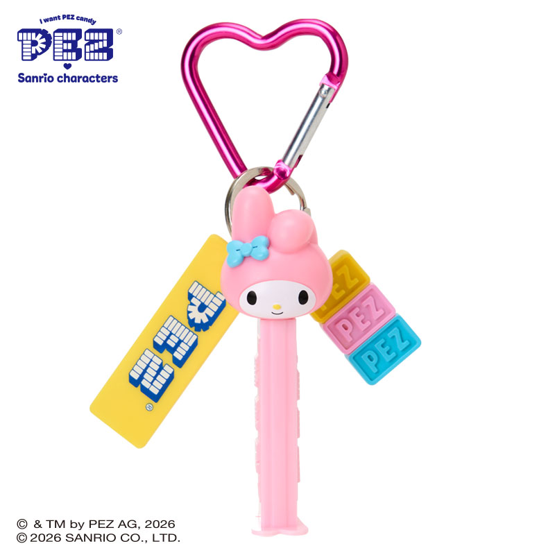 楽天市場】ハローキティ PEZ カラビナ付きキーホルダー レッド