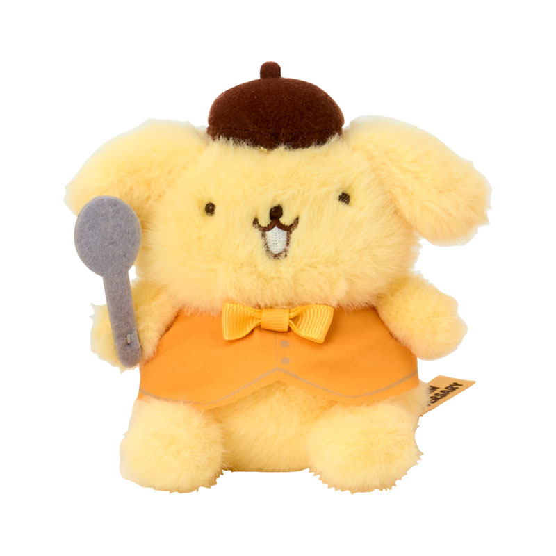 ポムポムプリン ミニぬいぐるみセット（プリンでまんぷくしあわせプリン）