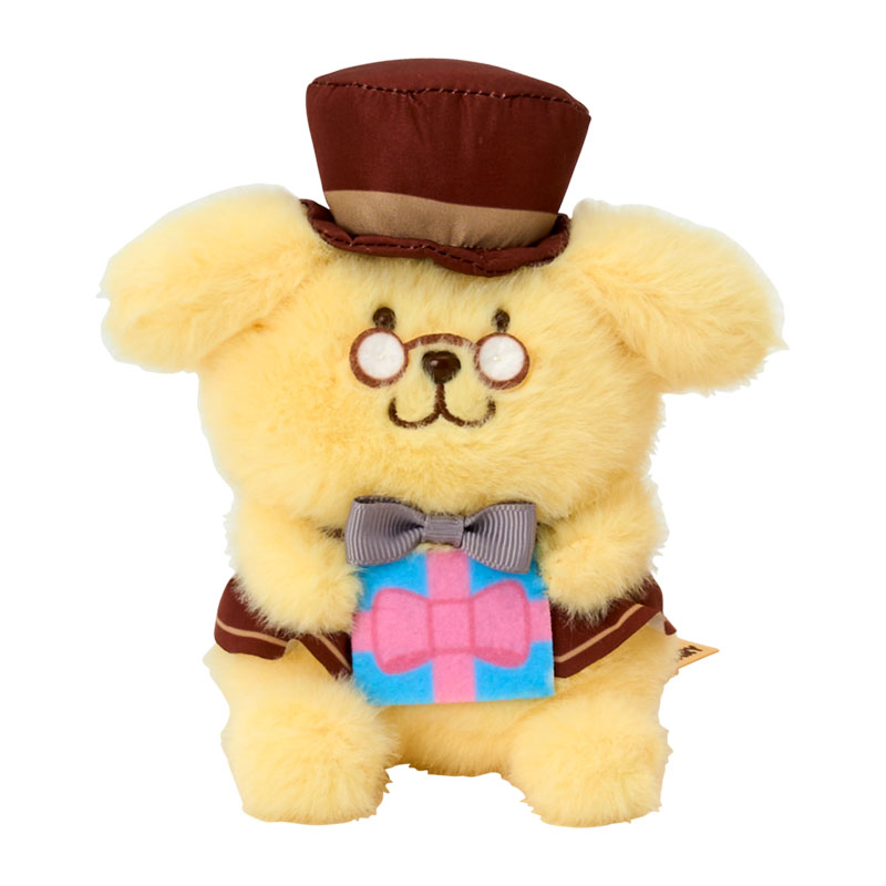 ポムポムプリン ミニぬいぐるみセット（プリンでまんぷくしあわせプリン）