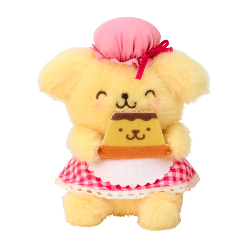 ポムポムプリン ミニぬいぐるみセット（プリンでまんぷくしあわせプリン）