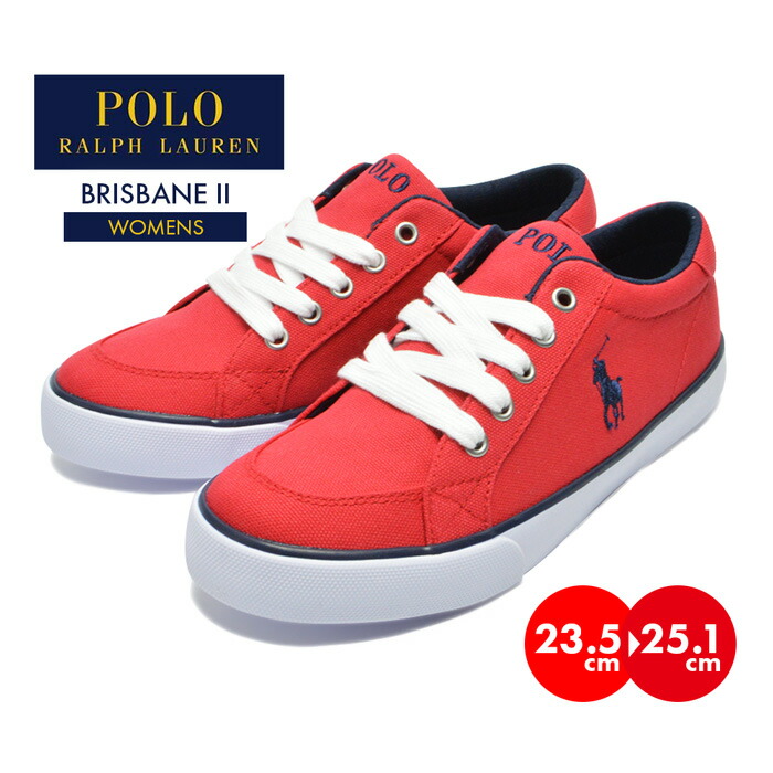 polo ralph lauren ショップ スニーカー 赤