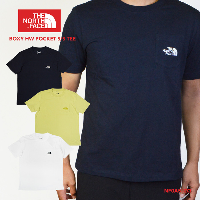 ノースフェイス tシャツ メンズ THE NORTH FACE NF0A5JZQ 半袖 トップス 白 ホワイト 紺 ネイビー 胸ポケット付き  ティーシャツ ポケット 人気 おすすめ ブランド スポーツ アウトドア おしゃれ シンプル 吸汗速乾 コットン ノースTシャツ 正規品 |  Ｓ-ＳＴＹＬＥ