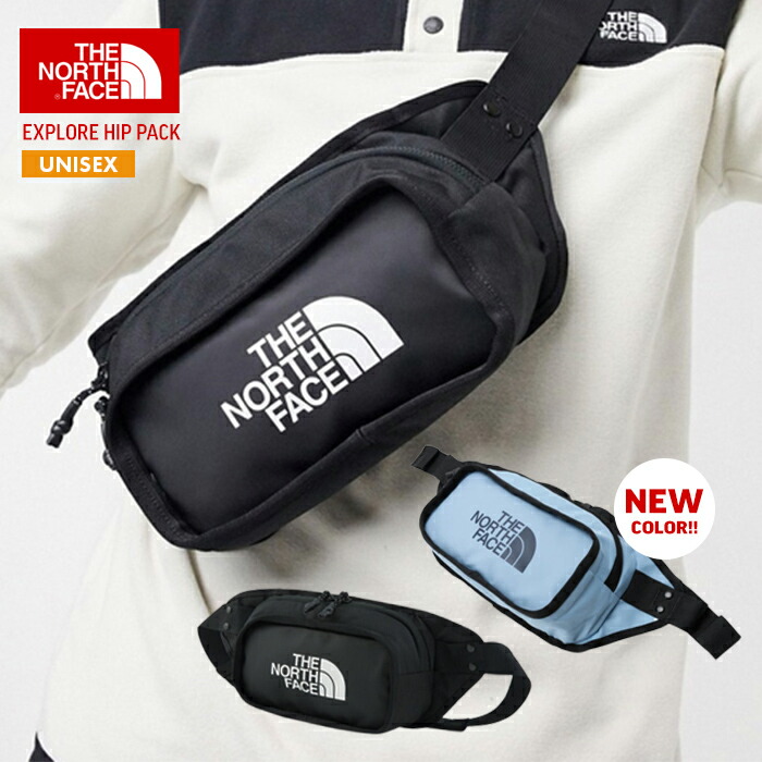 ノースフェイス ボディバッグ メンズ レディース THE NORTH FACE EXPLORE HIP PACK ウエストポーチ サコッシュ  メッセンジャーバッグ 斜めがけ NF0A3KZX 3L フェス 通学 スポーツ アウトドア 人気 ブランド キャンプ 新学期 旅行 | Ｓ-ＳＴＹＬＥ