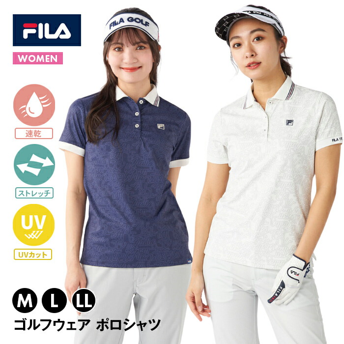セール】【FILA GOLF:フィラゴルフ】レディース半袖シャツ