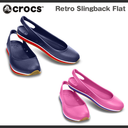 crocs retro slingback
