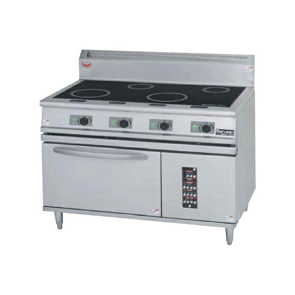 【新品・送料無料・代引不可】マルゼン 電磁調理器 MIR-127B IHレンジ 自然対流式オーブン搭載 W1200*D750*H850(mm) 529,023円