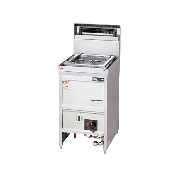 【新品・送料無料・代引不可】マルゼン ガス スパゲティ釜（自動点火） MGU-046PG　カゴ2　450*600*800(mm)