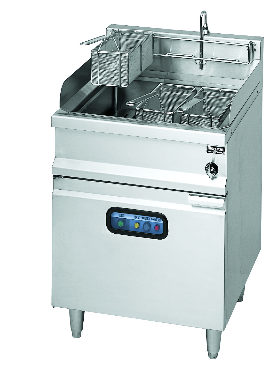【新品・送料無料・代引不可】マルゼン 電気 スパゲティ釜 MREP-066 600×600×800×150mm