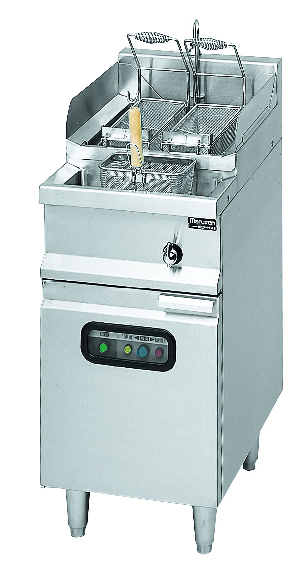 【新品・送料無料・代引不可】マルゼン 電気 スパゲティ釜（反転カゴタイプ） MREP-H046 400×600×800×150mm