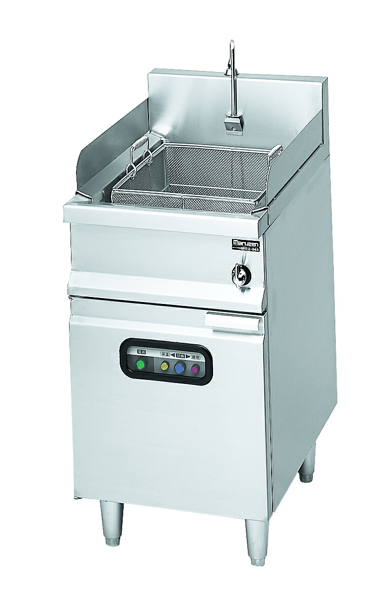 【新品・送料無料・代引不可】マルゼン 電気式うどん釜 MREU-046 450×600×800(+バック150)(mm)