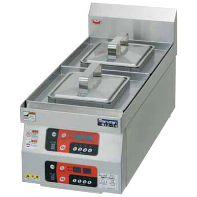 【新品/送料無料/代引不可】マルゼン IH卓上型餃子焼器 縦2口仕様 MIZ-T4 三相200V W352*D750*H250(mm)